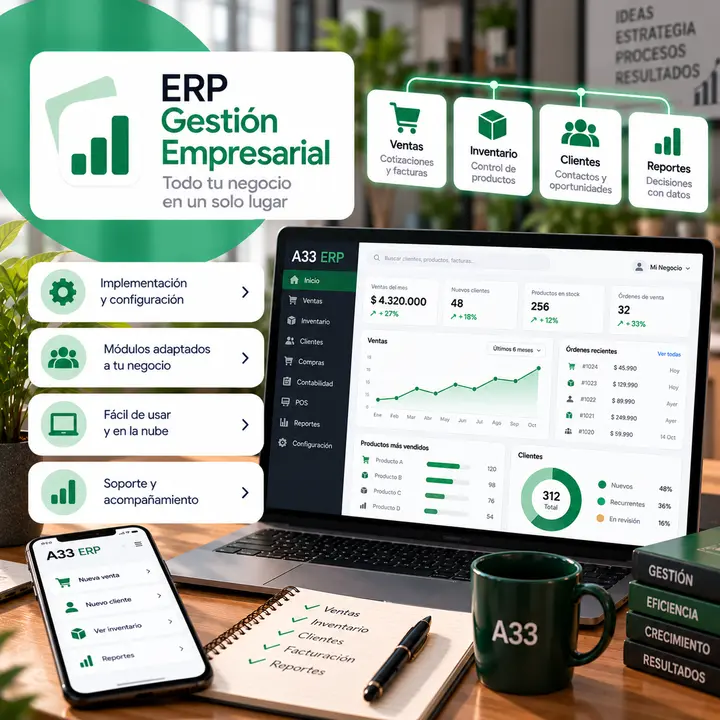 Service image: Business management ERP